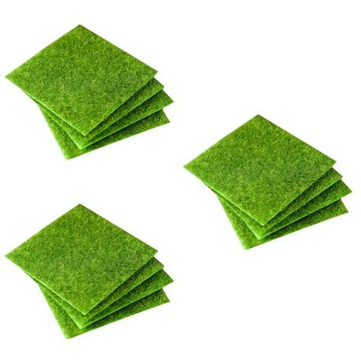 3 PCS Gras Künstlich Miniatur Landschaft Künstliche Grasdekoration