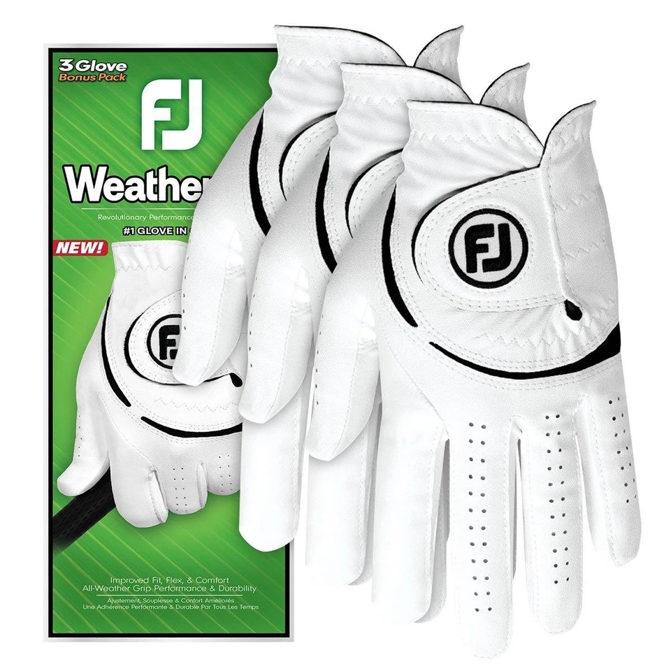FOOTJOY 3 HANDSCHUH VORTEILSPACK ALLWETTER WEATHERSOF GOLFHANDSCHUH