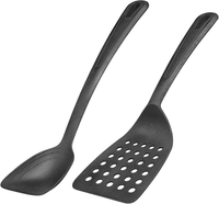 Pfannenwender + PfannenlöFfel-Set, 2Tlg., FüR Beschichtetes Kochgeschirr, Kunsts