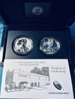 2013-W American Silver Eagle West Point 2-Coin Proof and Reverse Proof Box Set