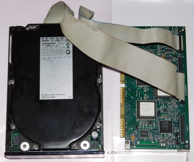 Mitsubishi MR535-M00 42MB MFM Festplatte Hard Disk ISA Controller SMS OMTI 8250