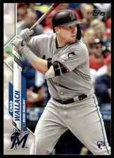 2020 Topps Chad Wallach Rookie Miami Marlins #658