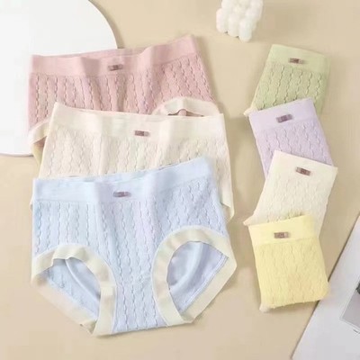 Leichter lässiger Damen Slip aus Baumwolle mit leichtem Gummizug