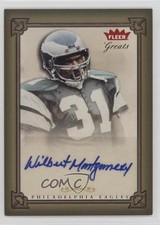 2004 Fleer Greats Auto Wilbert Montgomery #GBA-WM Auto k4s
