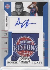 2010-11 Playoff Contenders Patches Rookie Ticket Auto Greg Monroe #157 Auto 0q0
