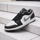 Nike Air Jordan 1 Low Black White Grey 553558-040 Men's Size New
