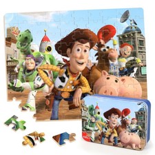 Puzzles for Kids Ages 4-8,Kids Puzzle in a Metal Box,Cute Kid Small Toys Puzz...
