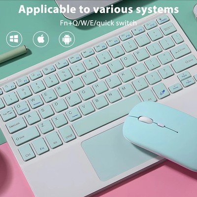 Kabellose Tastatur mit Touchpad Android Ios Windows Bluetooth Tastatur und Maus