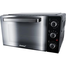 Steba KB 224 Black Steel Grillbackofen Minibackofen mit Backblech Drehspieß