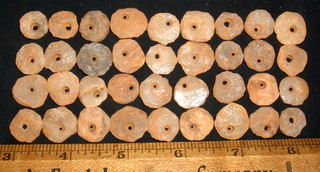 (36) Select Sahara Neolithic Quartz Beads (3.5K 8K Yrs) Ancient Africa YZ 22