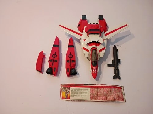 Transformers G1 Vintage Jetfire With Blaster. Incomplete