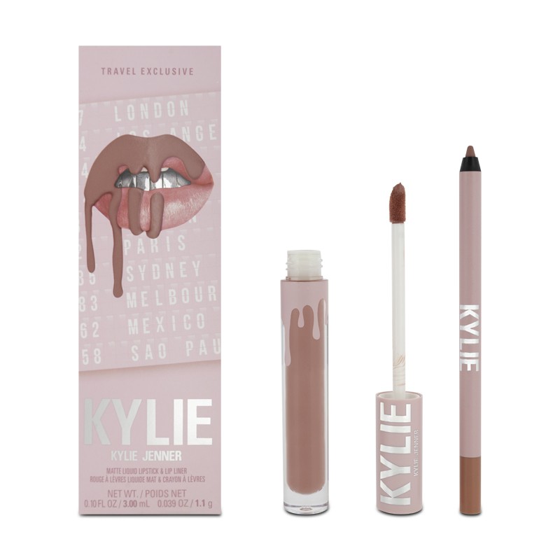 Kylie Jenner Matte Liquid Lipstick & Lip Liner 354 Until Further Notice Matte