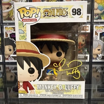 Monkey D Luffy OnePiece Funko Pop 98 Colleen Clinkenbeard Autograph Beckett 2021
