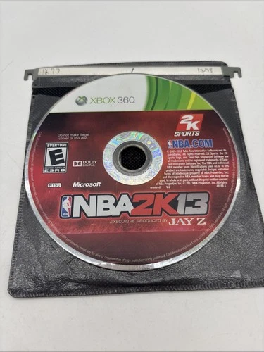NBA 2K13 Xbox 360 Video Game Multiplayer Sports Game Disc Only