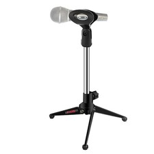 Desktop Mic Stand Tripod Universal Desk Microphone Holder Table Top Stands
