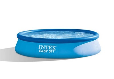 INTEX EasySet Komplettset Swimming Pool mit Pumpe 396x84cm Schwimmbecken 7290 Lt