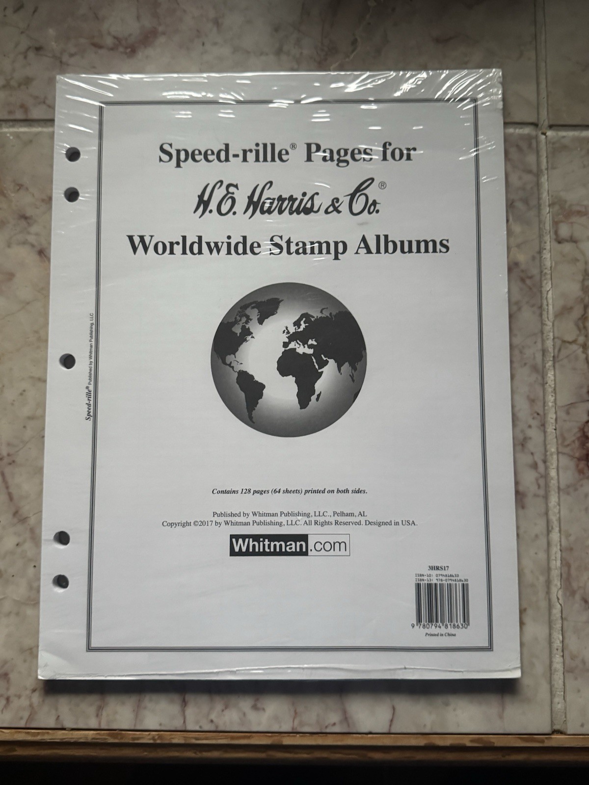 H.E. Harris & Co. SPEED-RILLE PAGES for Worldwide Stamp Albums 3HRS17 Brand NEW!