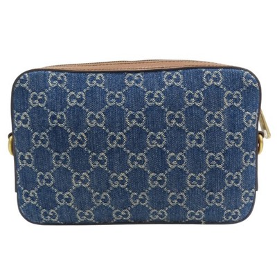 GUCCI Ophidia GG Shoulder Bag Denim Blue 699133 | eBay