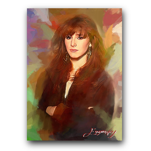 Tiffany Darwish #7 Art Card Limited 40/50 Edward Vela Signed (Celebrities Women)