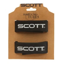 Scott Bar End Grip Tubes  12"/ 305mm Pair Barend Covers Black NEW NOS