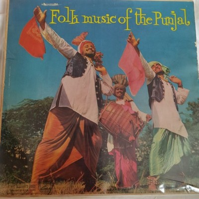 FOLK MUSIC FROM PUNJAB 12'' PUNJABI VINYL RECORD LP VERY RARE ECLP 2255