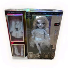 Rainbow High Shadow Series 1 Natasha Zima Grayscale Fashion Doll 2 Designer Dove