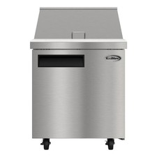 Pemberly Row 27" Commercial 1-Door Refrigerated Mega Salad  Sandwich Prep Table