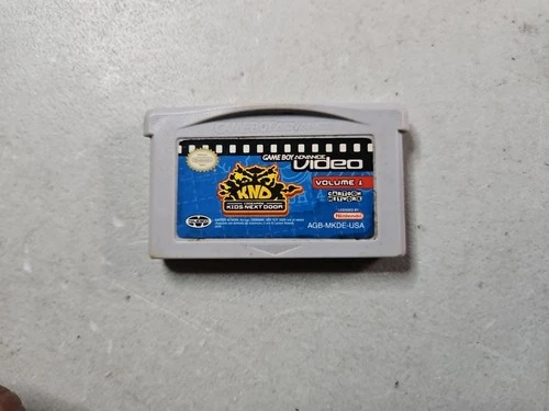 Working Gameboy Advance Video Codename Kid Next Door KND (Vol. 1) Cartridge Only