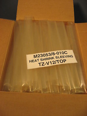 Box of 170 Pieces of 12'' Sections Heat Shrinking Tubing M23053-010C TZ-V12/TOP