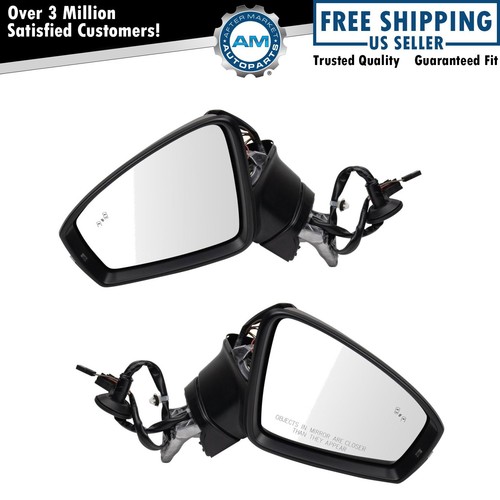 2016 Vw Tiguan Driver Side Mirror Mirror Compatible With 2009-2017 Volkswagen Tiguan Right Passenger Side Heated In-housing Signal Light Paintable Kool-Vue Rear View Mirror Replacement - Foto 2