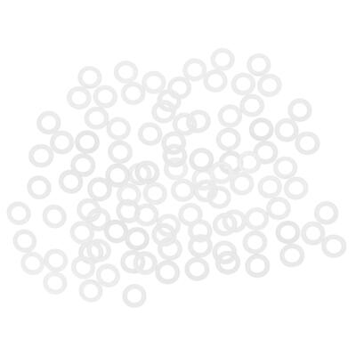 100 Silikon O-Ring VMQ Dichtring Ventil Rohr Ersatzteil 8mmx5mmx1,5mm weiß