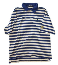 Polo Golf Ralph Lauren Polo Shirt Mens XL Men's Golfers Association Logo Blue 