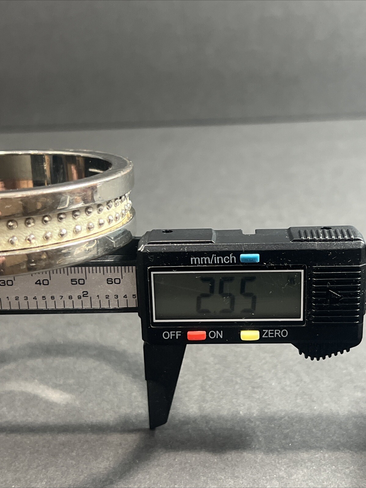 Burberry Heavy Cuff Bangle Bracelet - image 9