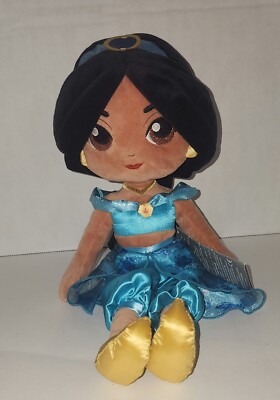 NEW Disney Store Princess Jasmine Plush Doll   Aladdin   14 1/2'' NWT