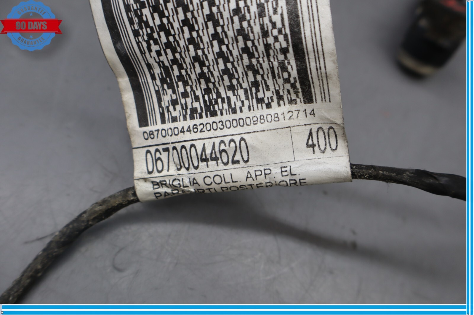 14-17 Maserati Ghibli Rear Park Assist Wire Harness W/Sensors Oem