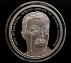 1 oz silver proof Theodore Roosevelt 2021 .999 Pure COA BOX SSG Silver Shield