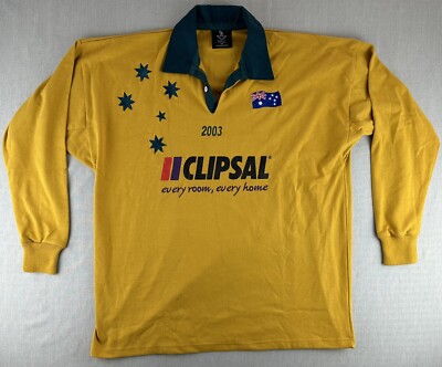 Vintage Australia Shirt Mens Size 2XL Ross Faulkner Clipsal 2003 AFL Jersey