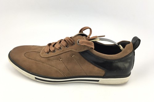 Kennth Cole Men's DOWN THE HATCH LOW-TOP SNEAKER Brown Black Sz 8.5 M - 第 3/12 張圖片