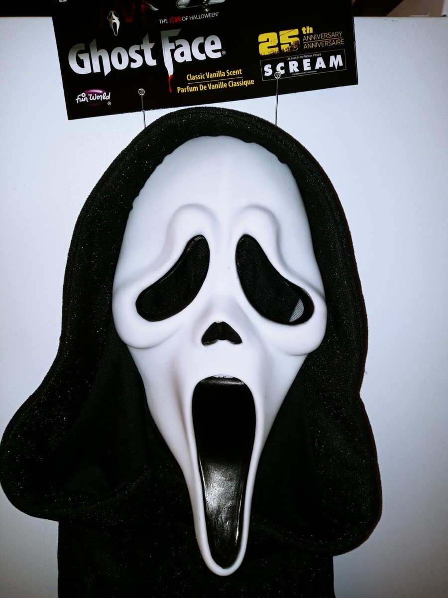 Scream Ghostface 25th Anniversary Fun World Collector Edition Mask