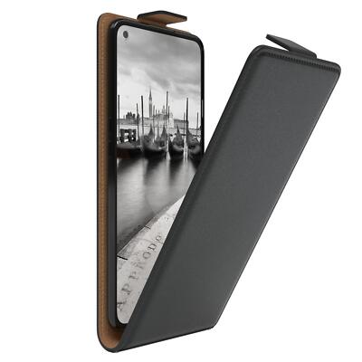 Für OnePlus 9 Klappetui Hülle Kunstleder Tasche Schutz Handy Case Flip Schwarz