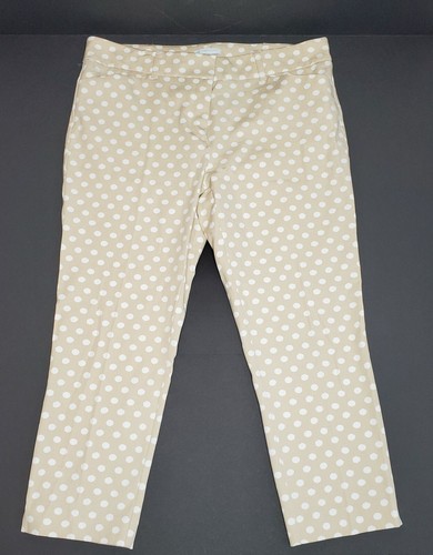 New York \u0026 Co Womens Size 14 Tan White 