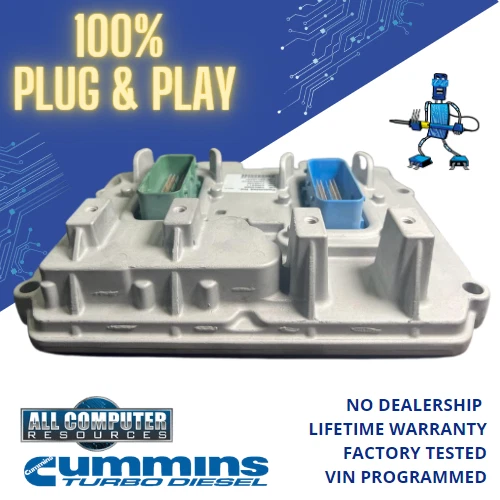 2015 Dodge 2500 6.7L RAM Diesel Cummins ECM ECU PCM Engine Computer 5290174 Foto 4 de 4