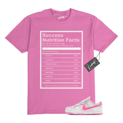 Dunk Pink Foam Playful White Air Force 1 T Shirt to Match SUCC