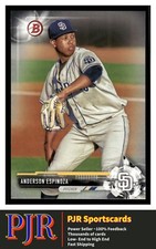 2017 Bowman #BP54 Anderson Espinoza San Diego Padres Prospects
