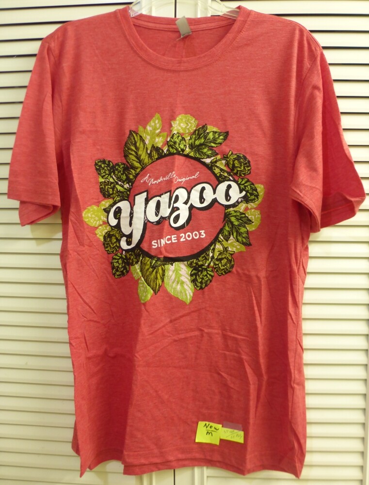 *NEW* YAZOO BREWING COMPANY, Nashville, Yazoo Beer T-Shirt, Medium, Cotton-Poly