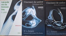 E.L James 50 Shades Of Gray B&uuml;cher Rum&auml;nisch  Erotische Roman Vol. 1-3 wie neu