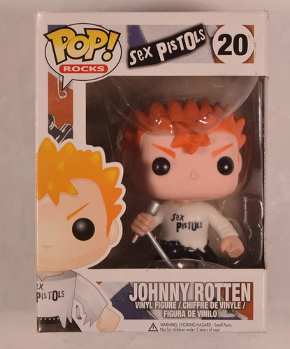 Sex Pistols Johnny Rotten Pop Rocks Vinyl Figure 20 NIB Punk