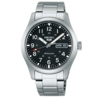 Seiko 5 Sports SRPG27K1 Herrenuhr MilitäR Automatik Stahl Grau Schwarz 39,4 Mm