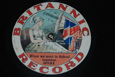 rare BRITANNIC Record 0708/0721 ''Your eyes have told me/When we went to school''