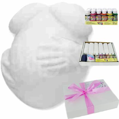 Neu Bauchguss-Kit Schwangerschaft Beule Putz gegossen neu werdende Mutter Geschenk Baby Dusche